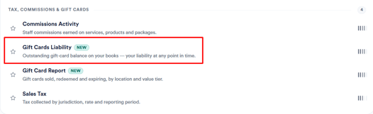 gift card report 2