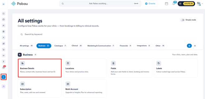 Business details 1