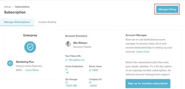 How to Update Your Card Details for Your Pabau Monthly Subscription_2