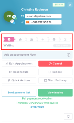 How to Change the Status of an Appointment_1