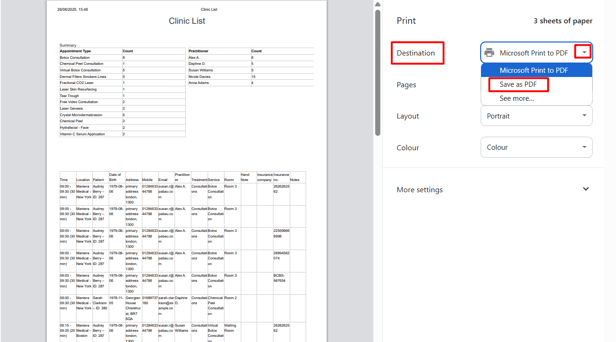 How to Download Clinic List6