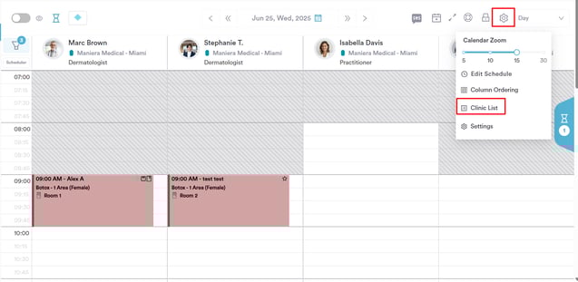 How to Email Clinic List to Staff Members 3
