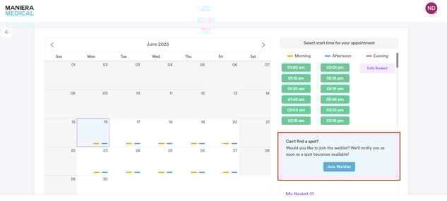 How to Enable Waitlist in Online Bookings5