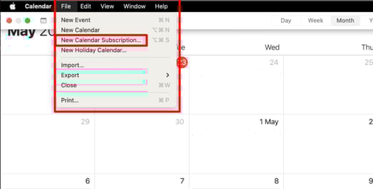How to Integrate your Pabau Calendar on Mac Calendar, iCal, Google Calendar & Outlook_3