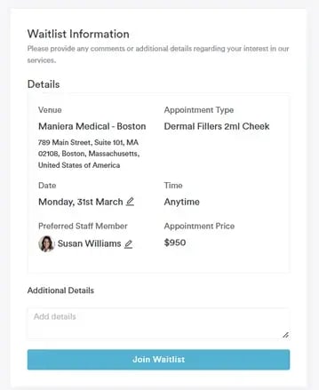 How to Join the Waitlist via Online Bookings_4