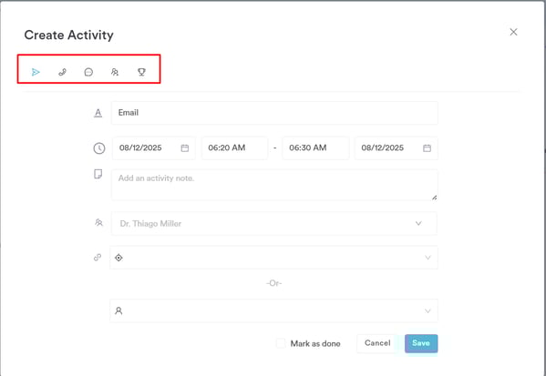 How to Manage Activities in the Calendar5