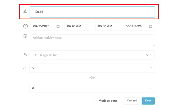 How to Manage Activities in the Calendar6