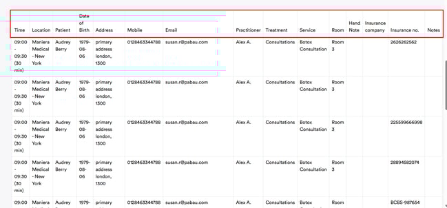 How to Print Daily Appointment Schedule12
