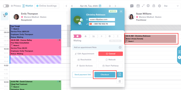 How to Raise an Invoice for an Appointment from the Calendar_1