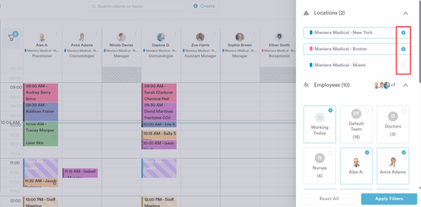 How to Swap Between Locations in the Calendar_3