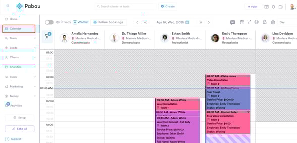 How to Use Column Ordering in the Calendar_1