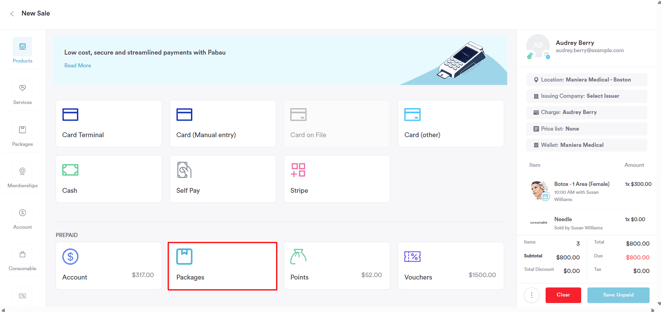 How to Use a Package to Pay for an Appointment_3