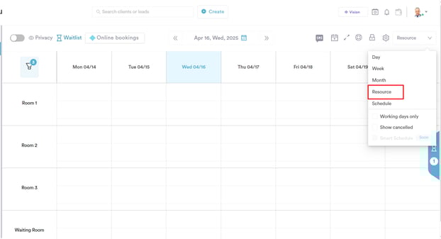 How to Use the Resource View in the Calendar_3
