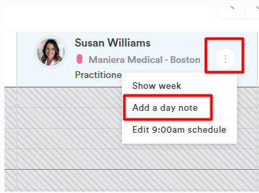 How to add a note in the calendar2