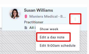 How to add a note in the calendar5