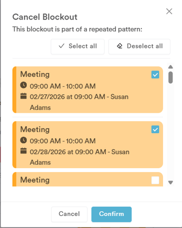 bulk delete blockouts 4