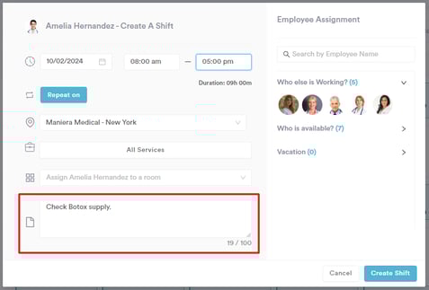 calendar_how to manage shift notes_1