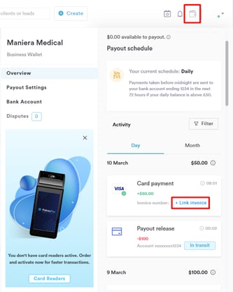 How to Link Payments With Invoices in the Wallet_2