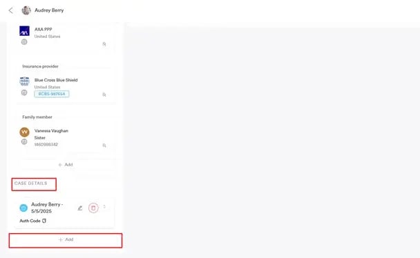 How to Add Auth Code in Client Card_2