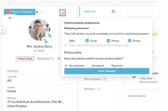 How to Adjust Communication Preferences in the Client Card_3