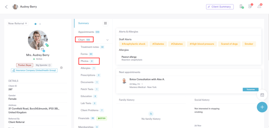 How to Compare Before and After Photos in the Client Card_2