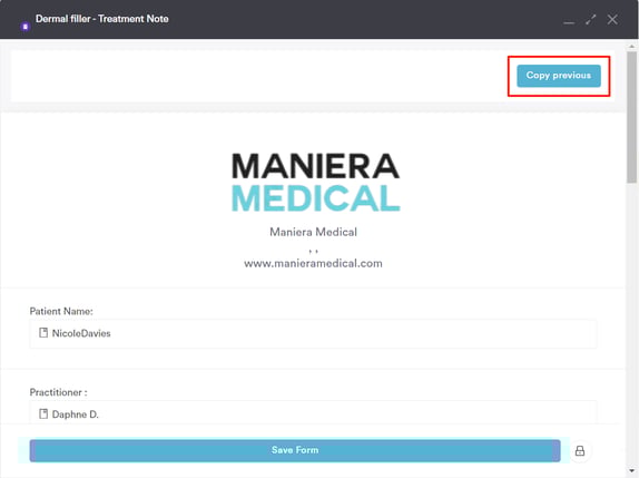 How to Copy Data from a Previous Treatment Note_5