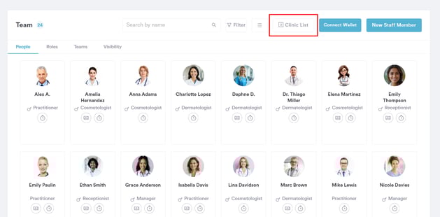 How to Create a Clinic List2