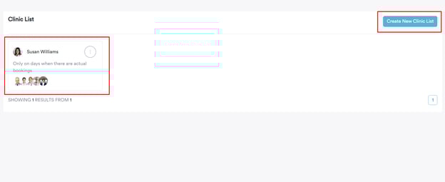How to Create a Clinic List3