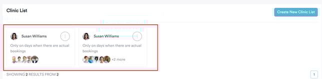 How to Create a Clinic List9
