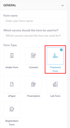 How to Create a Treatment Form_2