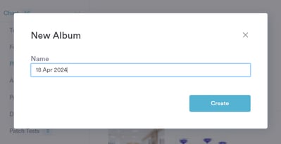How to Create an Album in the Client Card_4