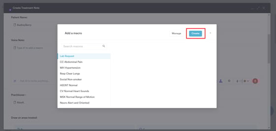 How to Create and Manage Macros on Treatment Forms_4
