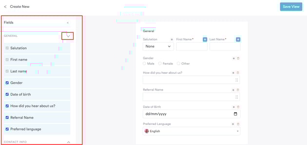 How to Customise the Layout of the Client Creation Form1