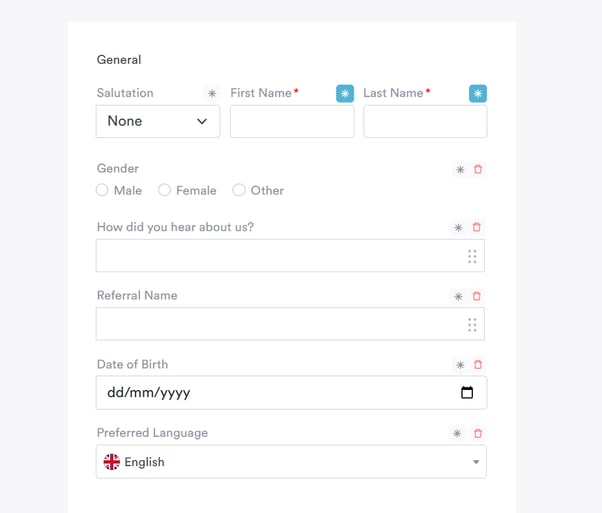 How to Customise the Layout of the Client Creation Form2