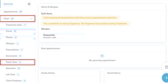 How to Delete a Patch Test in the Client Card_2