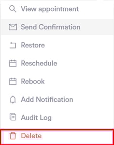 How to Delete an Appointment from the Client Card_4