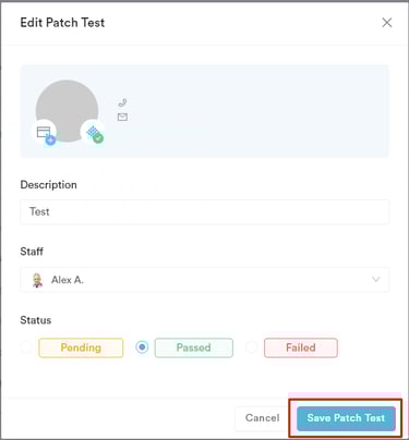 How to Edit a Patch Test in the Client Card_4