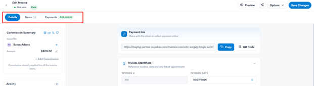 How to Edit an Invoice from Client Card 8