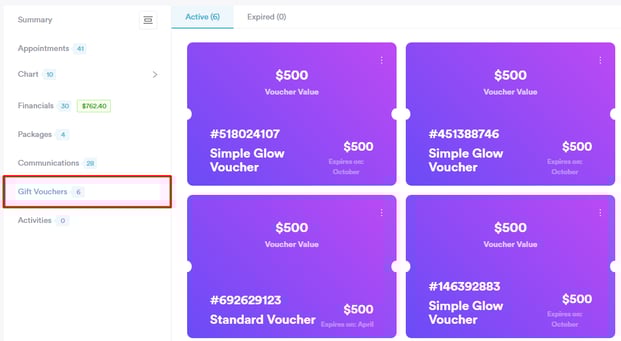 How to Email Gift Voucher from Client Card_1