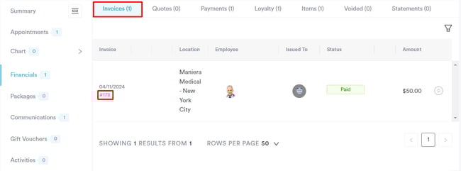 How to Issue a Credit Note for an Invoice from the Client Card_3