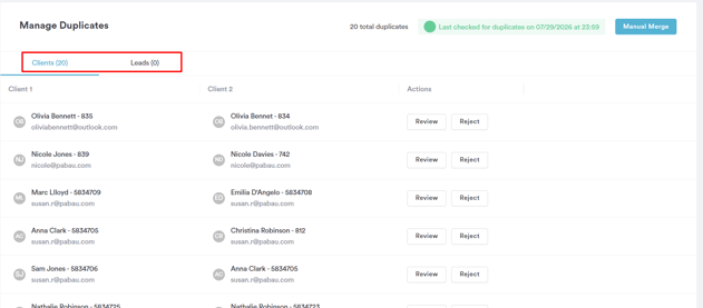 How to Merge Client Records 2