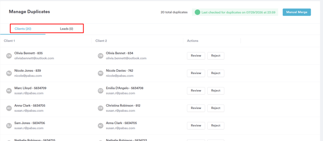 How to Merge Client Records 2