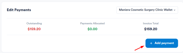 How to Pay for an Unpaid Invoice from the Client Card 4