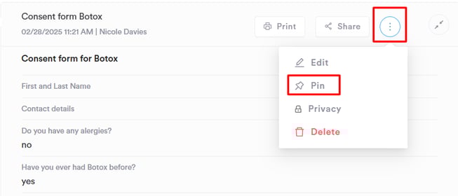 How to Pin Forms in Client Card_3