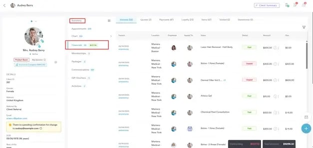 How to Preview Invoices in Client Card_2