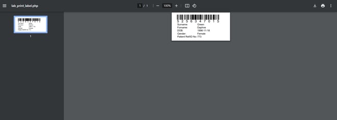 How to Print Labels for Labs_6