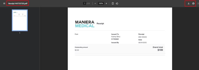 How to Print Payment Receipts for Clients6