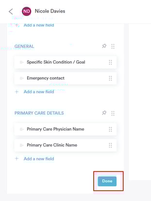 How to Rearrange Client Details Fields and Categories in the Client Card_6