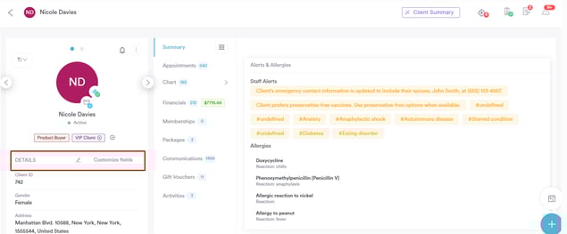 How to Rearrange Client Details Fields in the Client Card_2