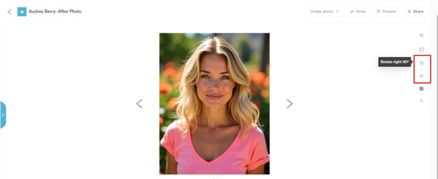 How to Rotate Photos in the Client Card_4